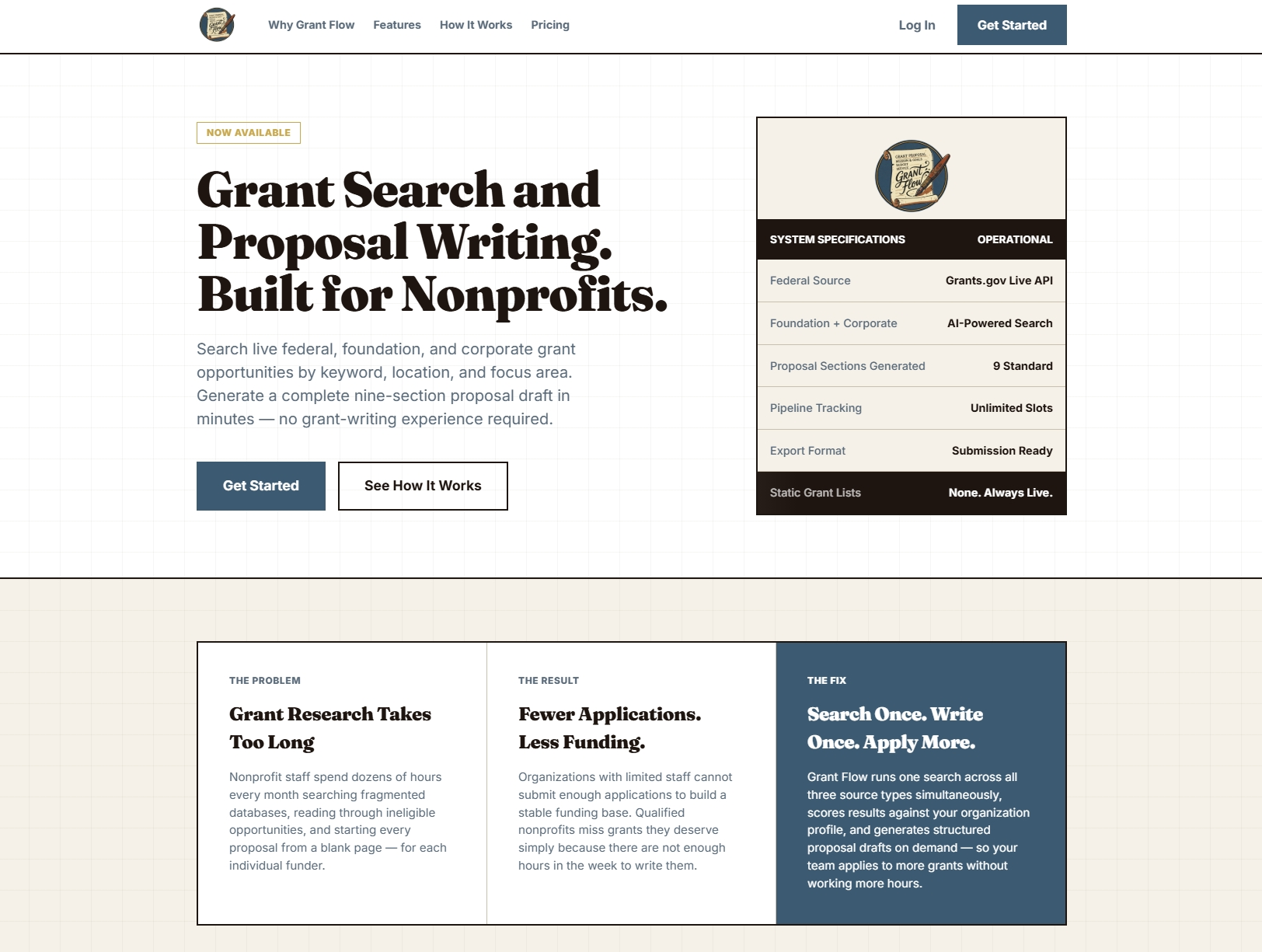 Grant Flow Dashboard